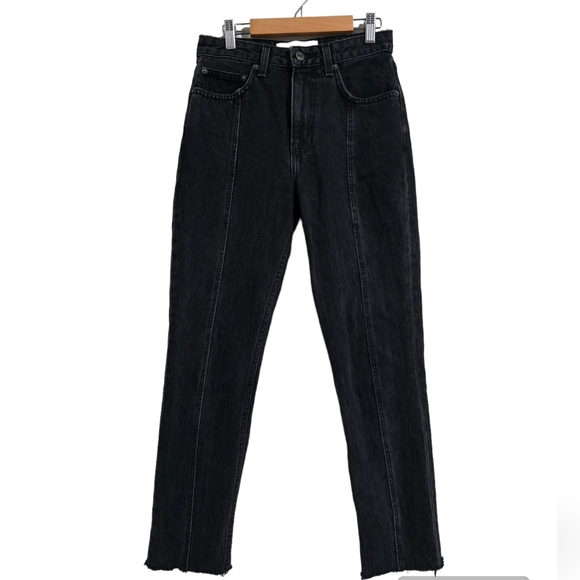 Reformation Denim - Reformation Seamed Jeans Black‎ size 25
